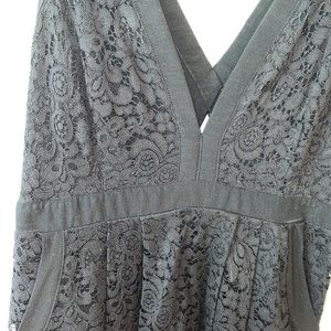 Free people back lace dress